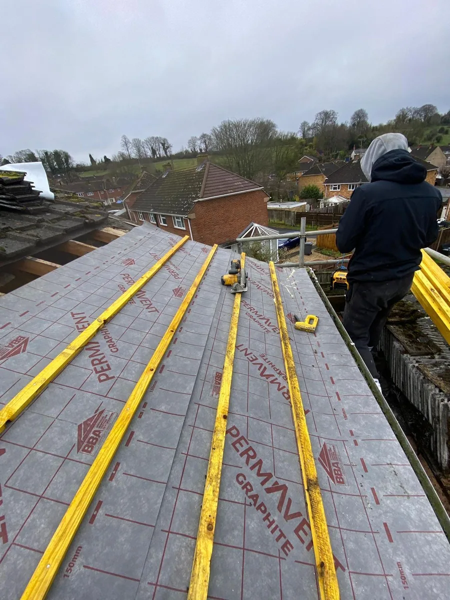 A re-roof with new membrane and battens